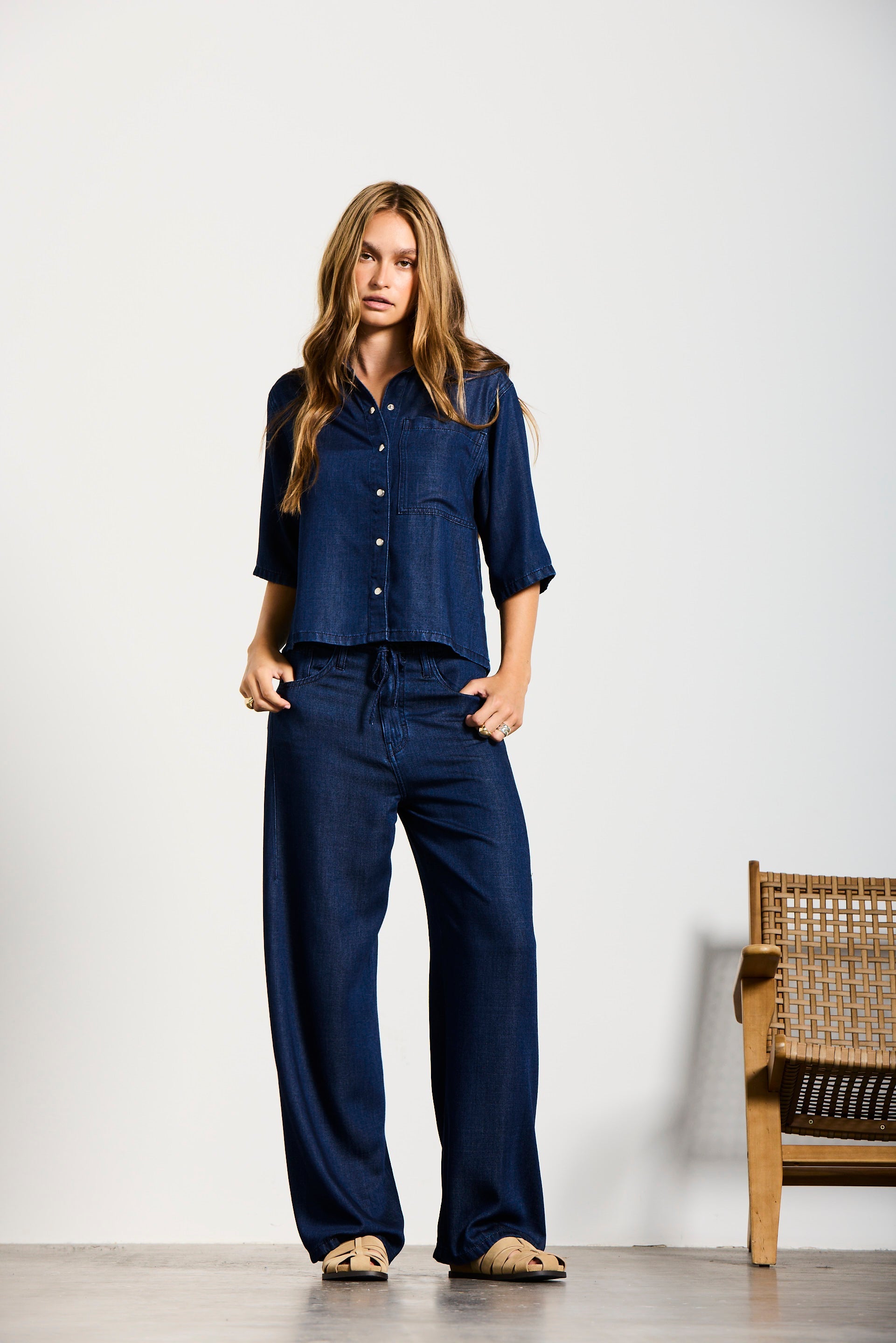 68 | THE SHIRT | DARKBLUE GOLDGARN DENIM