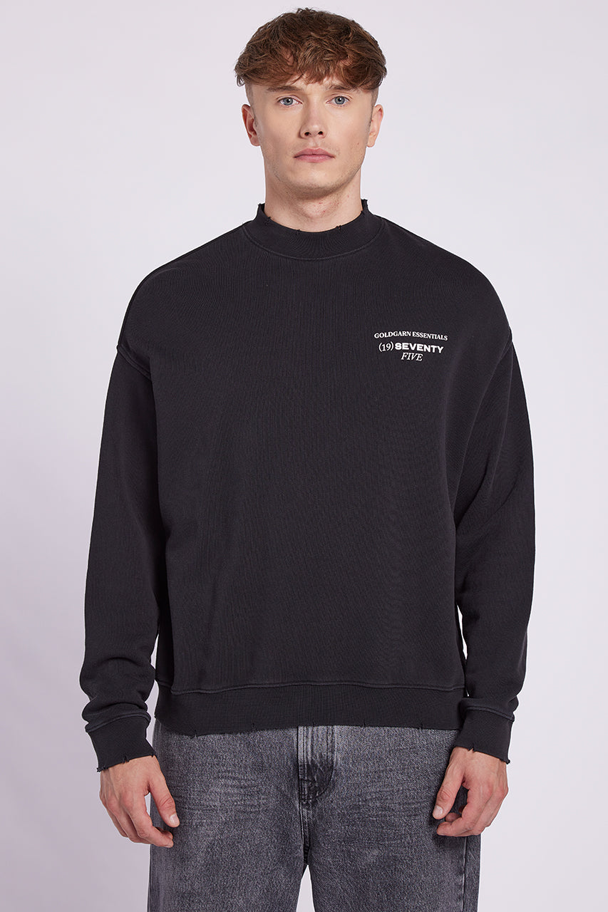 68 | THE VINTAGE CREWNECK | VINTAGEBLACK GOLDGARN DENIM