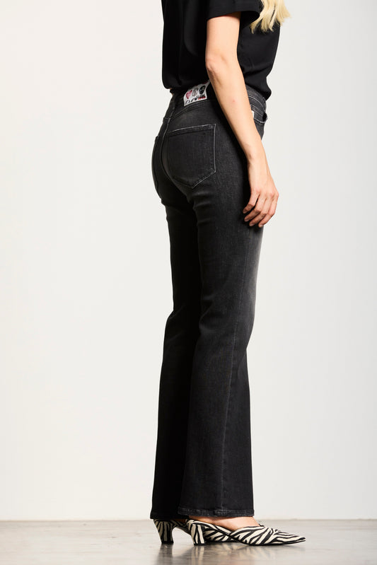 LINDENHOF | NEW FLARE FIT | BLACK GOLDGARN DENIM