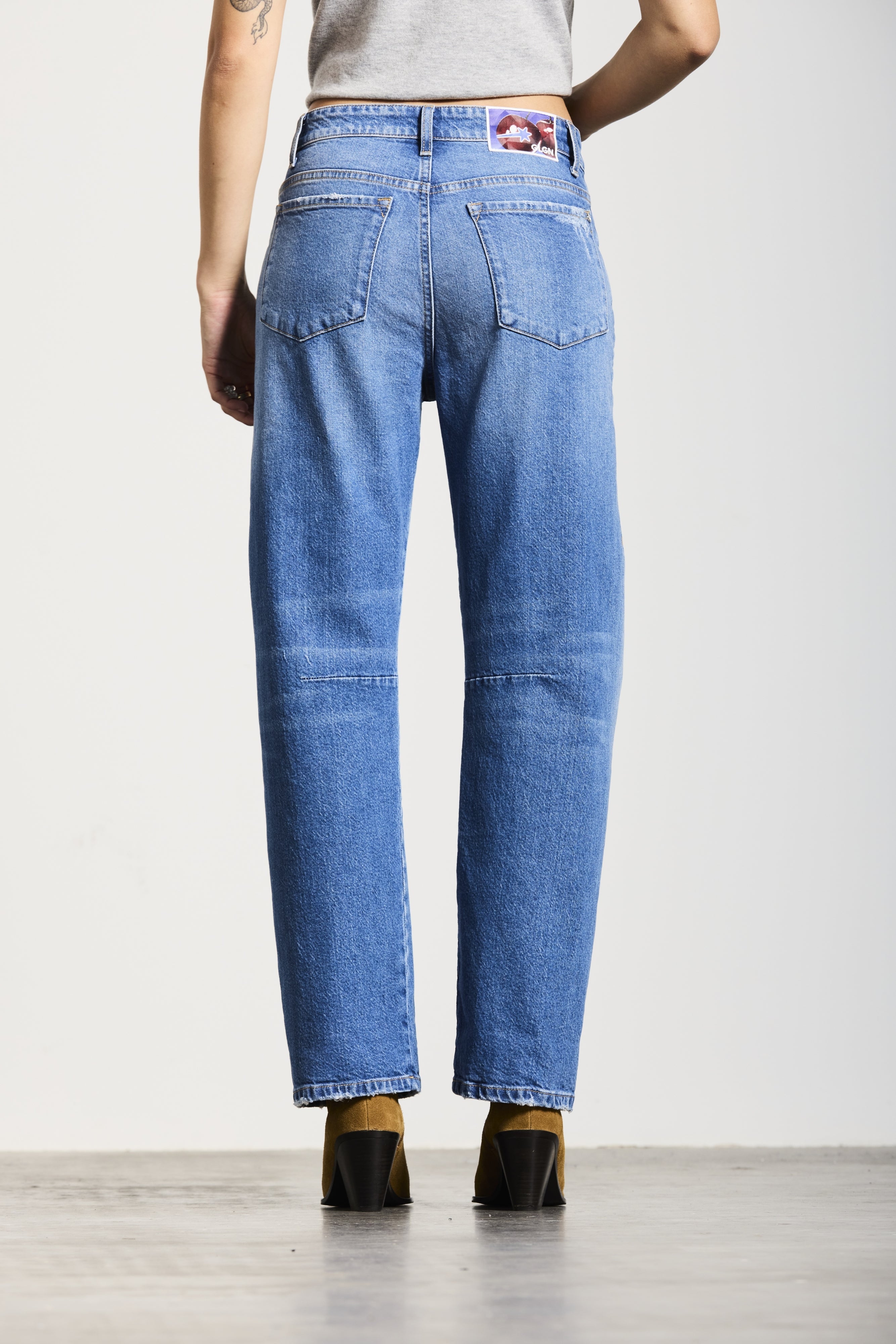 MANNHEIM | RELAXED FIT | MIDBLUE GOLDGARN DENIM