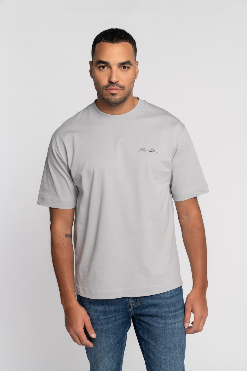 68 | THE TEE | GREY GOLDGARN DENIM