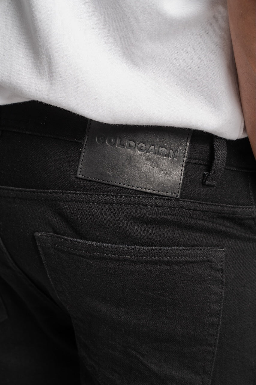 WALDHOF | STRAIGHT | BLACK GOLDGARN DENIM