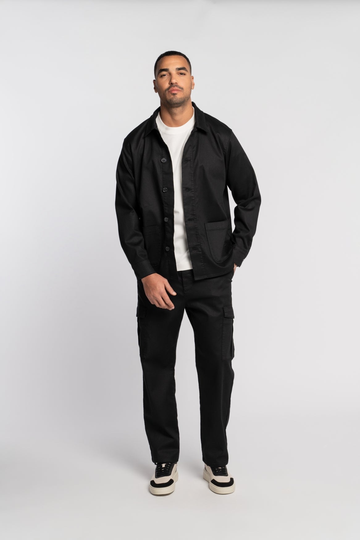68 | THE WORKER JACKET | BLACK GOLDGARN DENIM