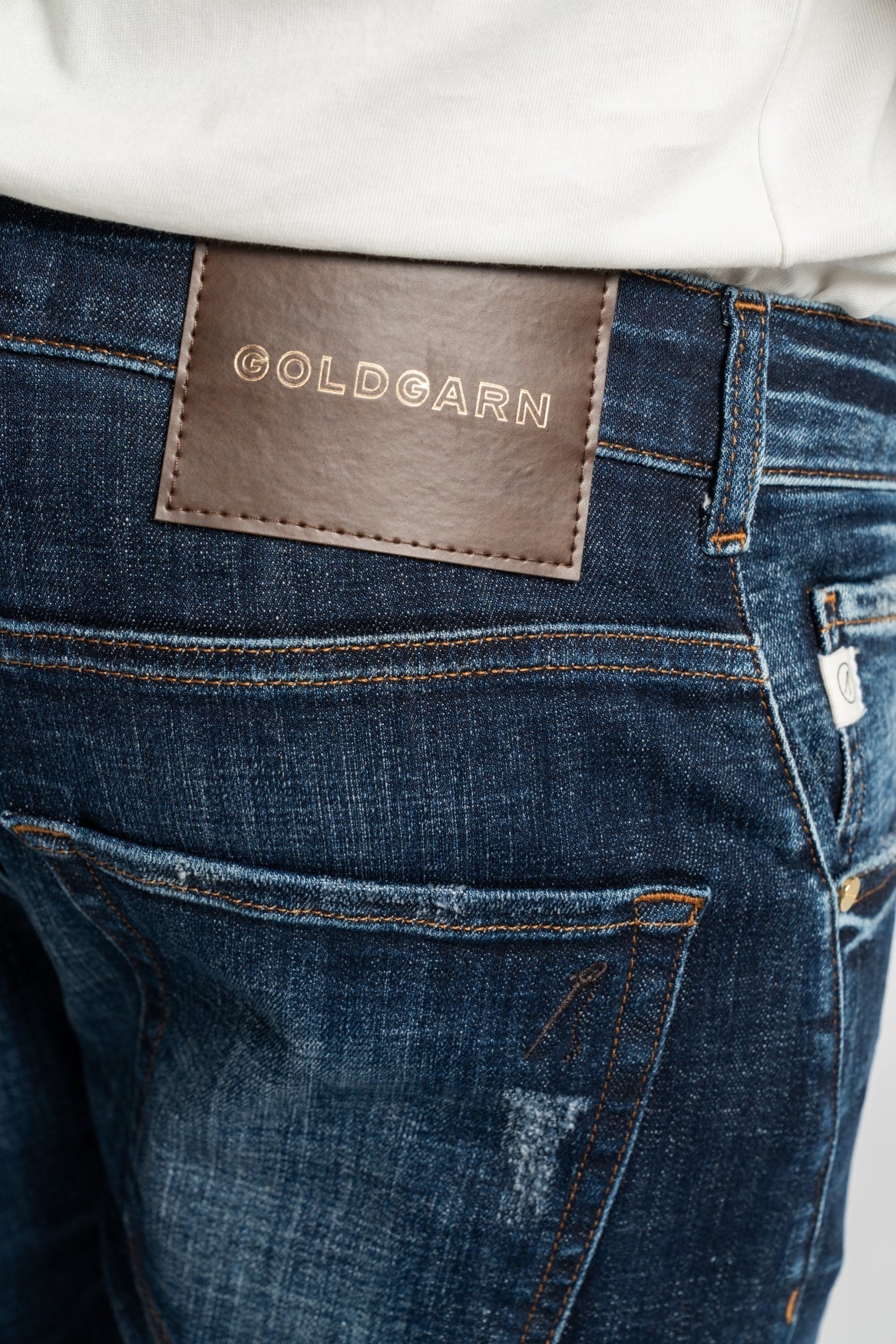 NECKARAU | TWISTED | DARKBLUE GOLDGARN DENIM