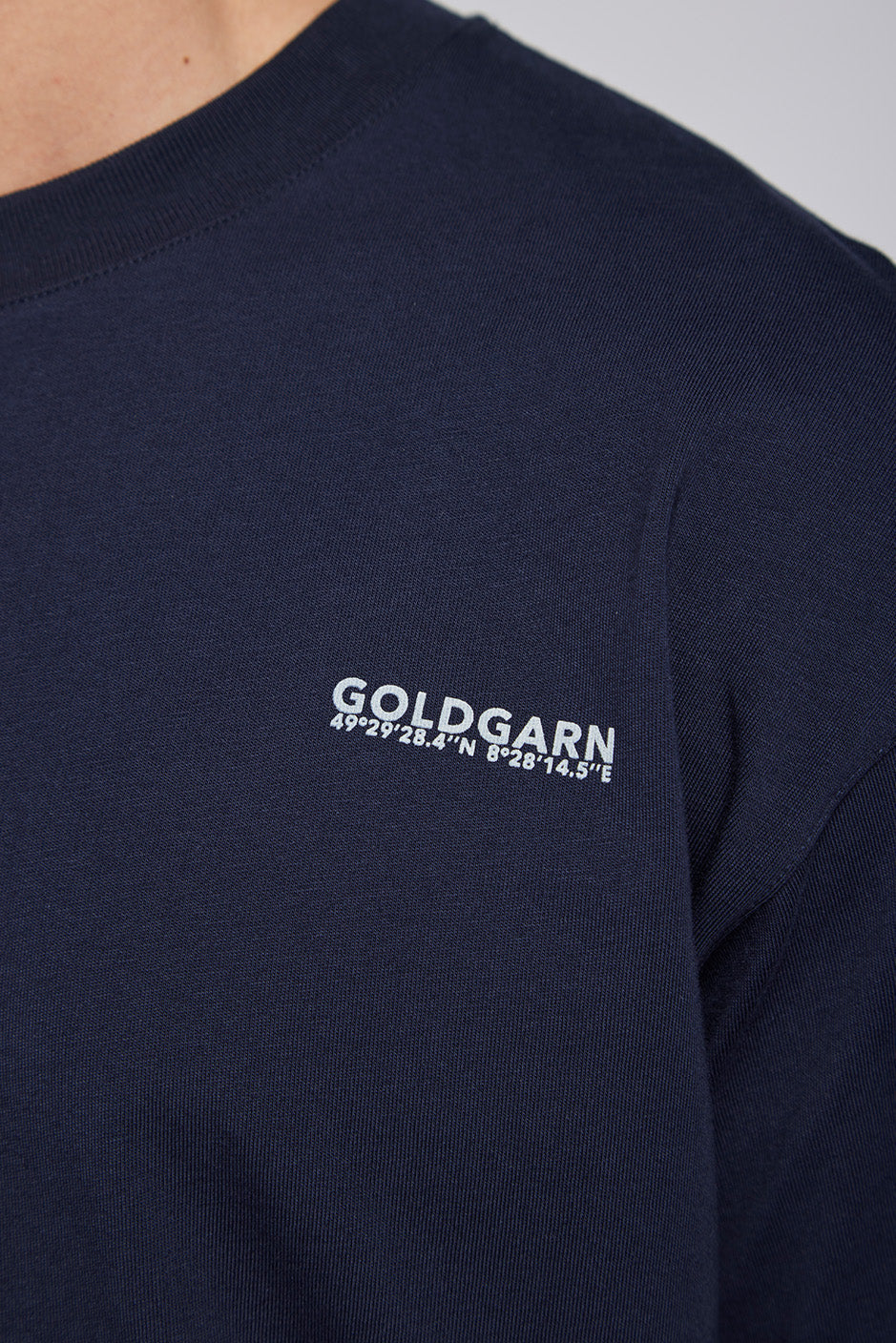 68 | THE BASIC TEE | DARKBLUE GOLDGARN DENIM