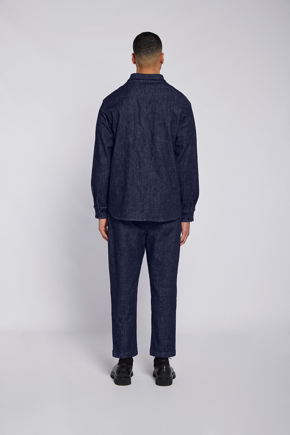 68 | THE WORKER JACKET | DARKBLUE GOLDGARN DENIM