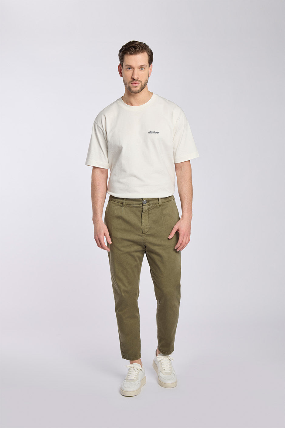 HAFEN | COOL FIT | OLIVE GOLDGARN DENIM
