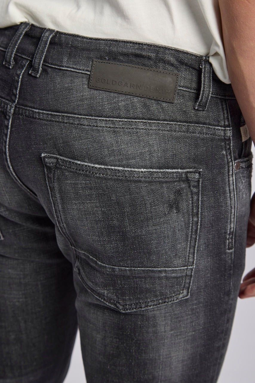 U2 | SLIM FIT | VINTAGEBLACK GOLDGARN DENIM