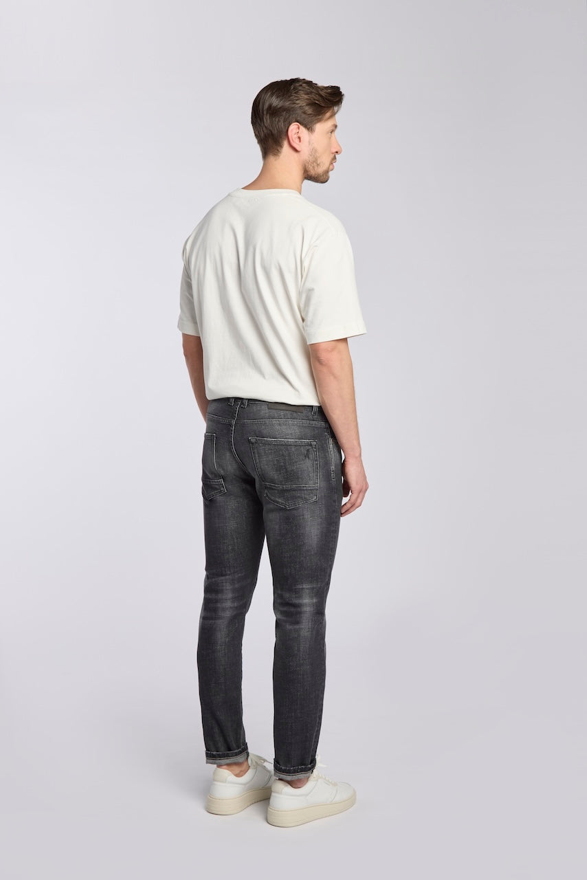 U2 | SLIM FIT | VINTAGEBLACK GOLDGARN DENIM