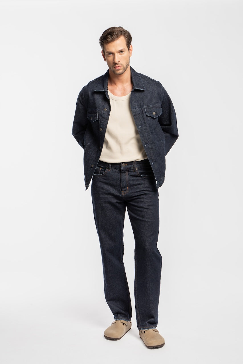 68 | THE CLASSIC JACKET | DARKBLUE GOLDGARN DENIM