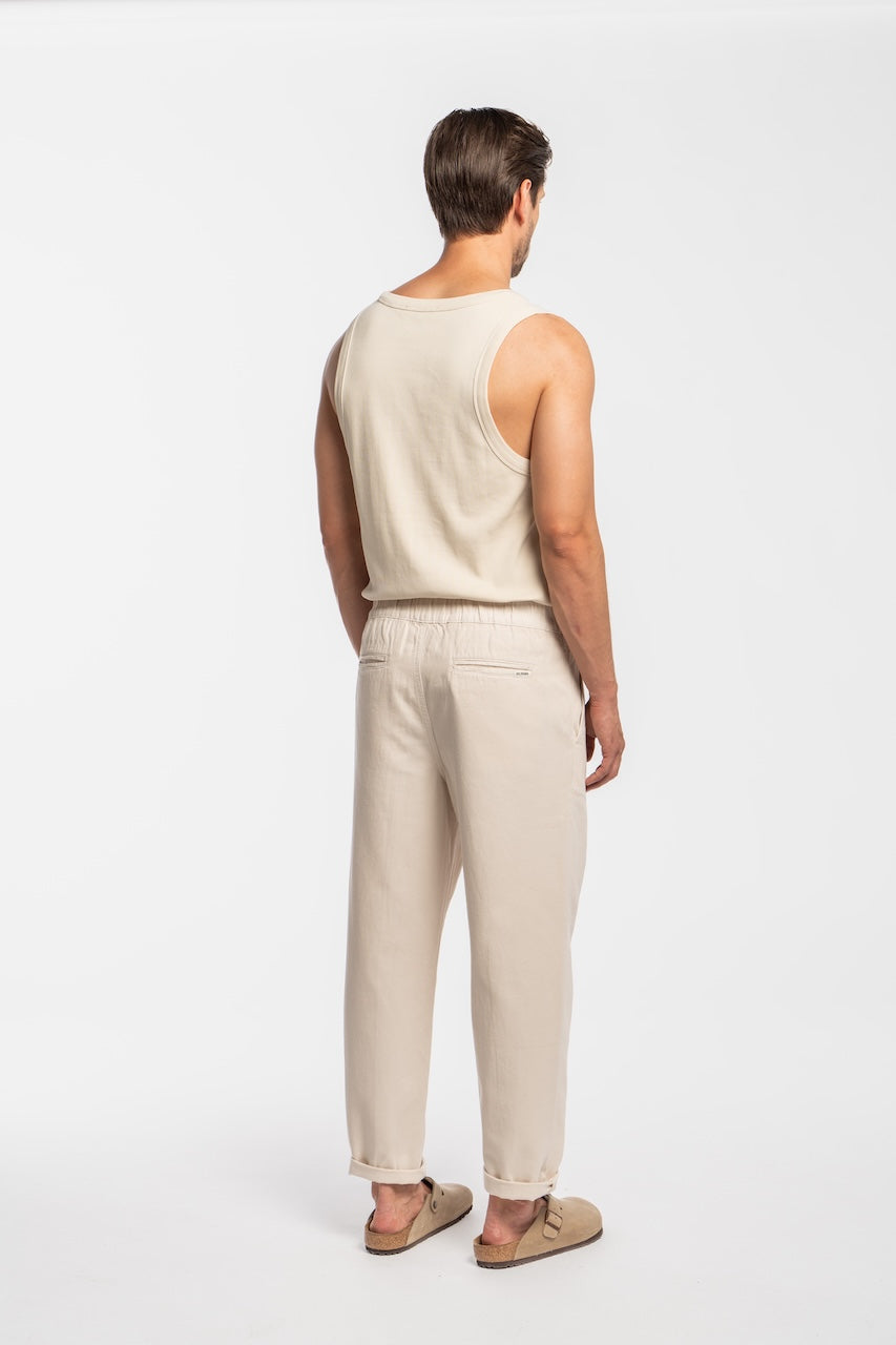 S1 | RELAXED FIT | BEIGE GOLDGARN DENIM