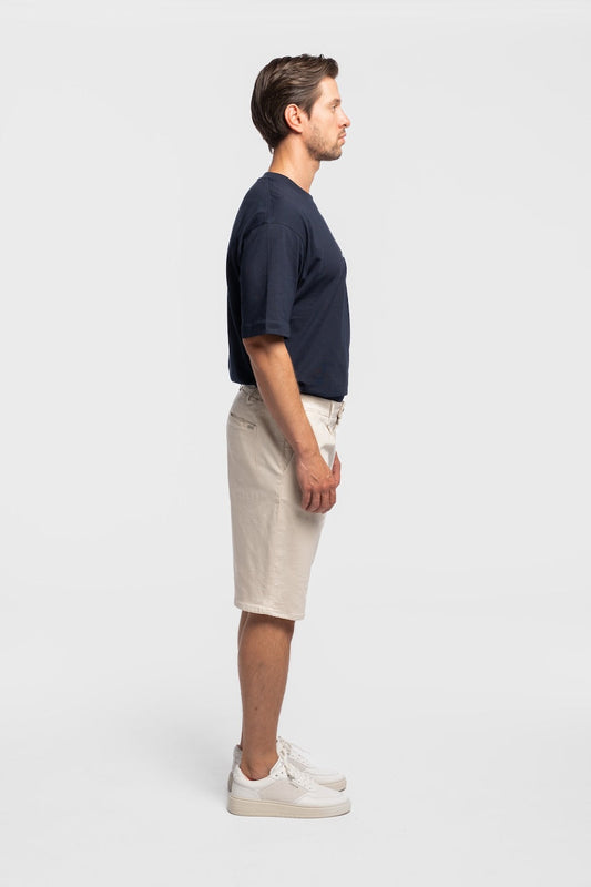 HAFEN | COOL SHORT | BEIGE GOLDGARN DENIM