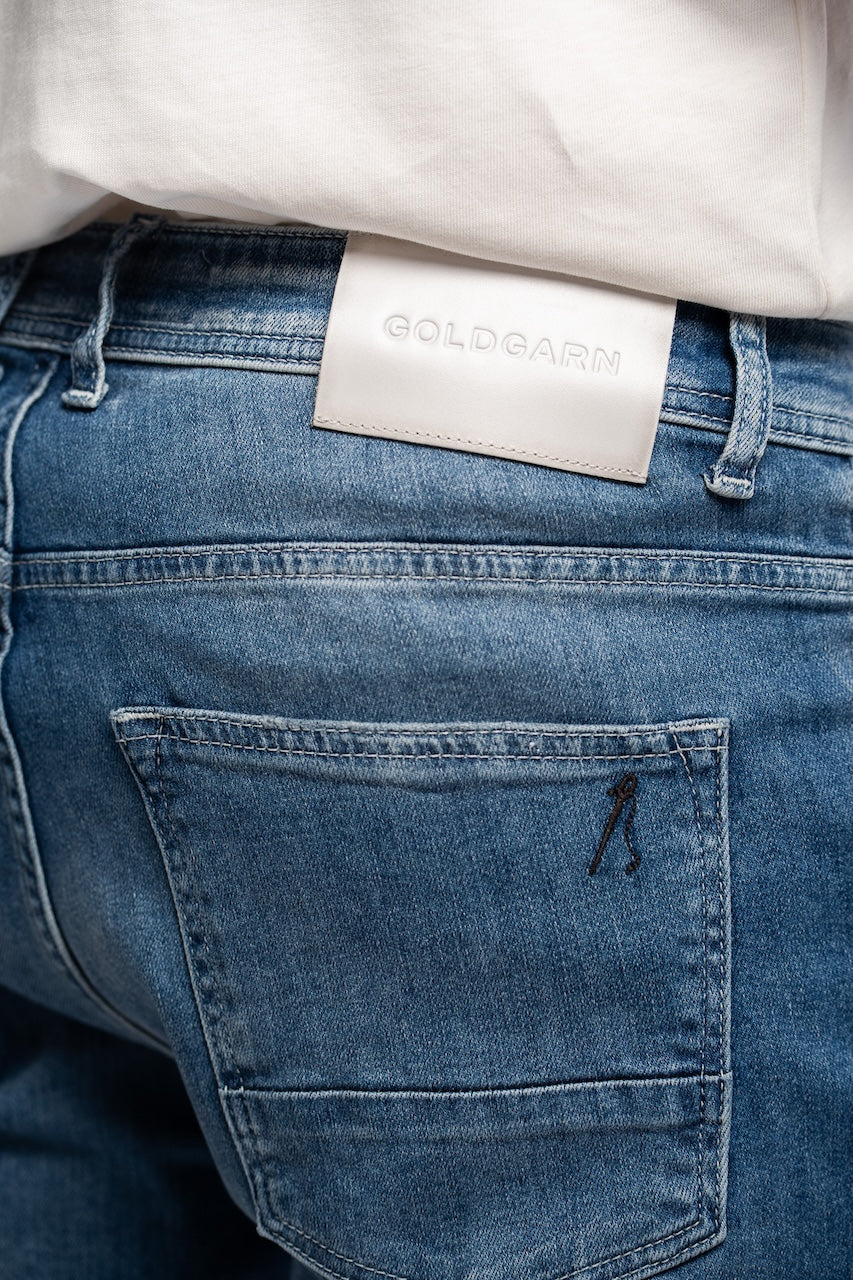 U2 | TAPERED FIT | LIGHTBLUE GOLDGARN DENIM