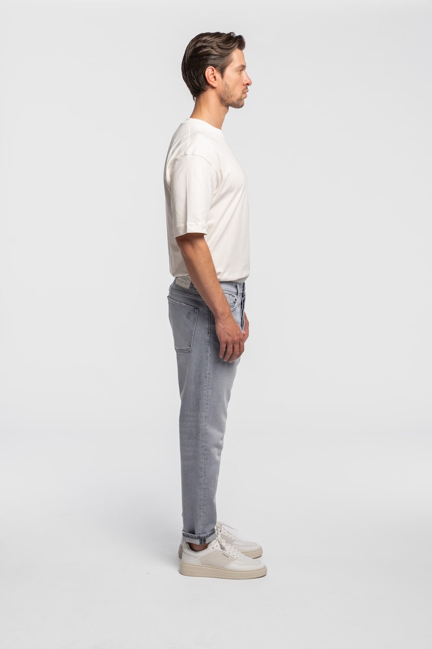 RHEINAU | RELAXED CROPPED | LIGHTGREY GOLDGARN DENIM