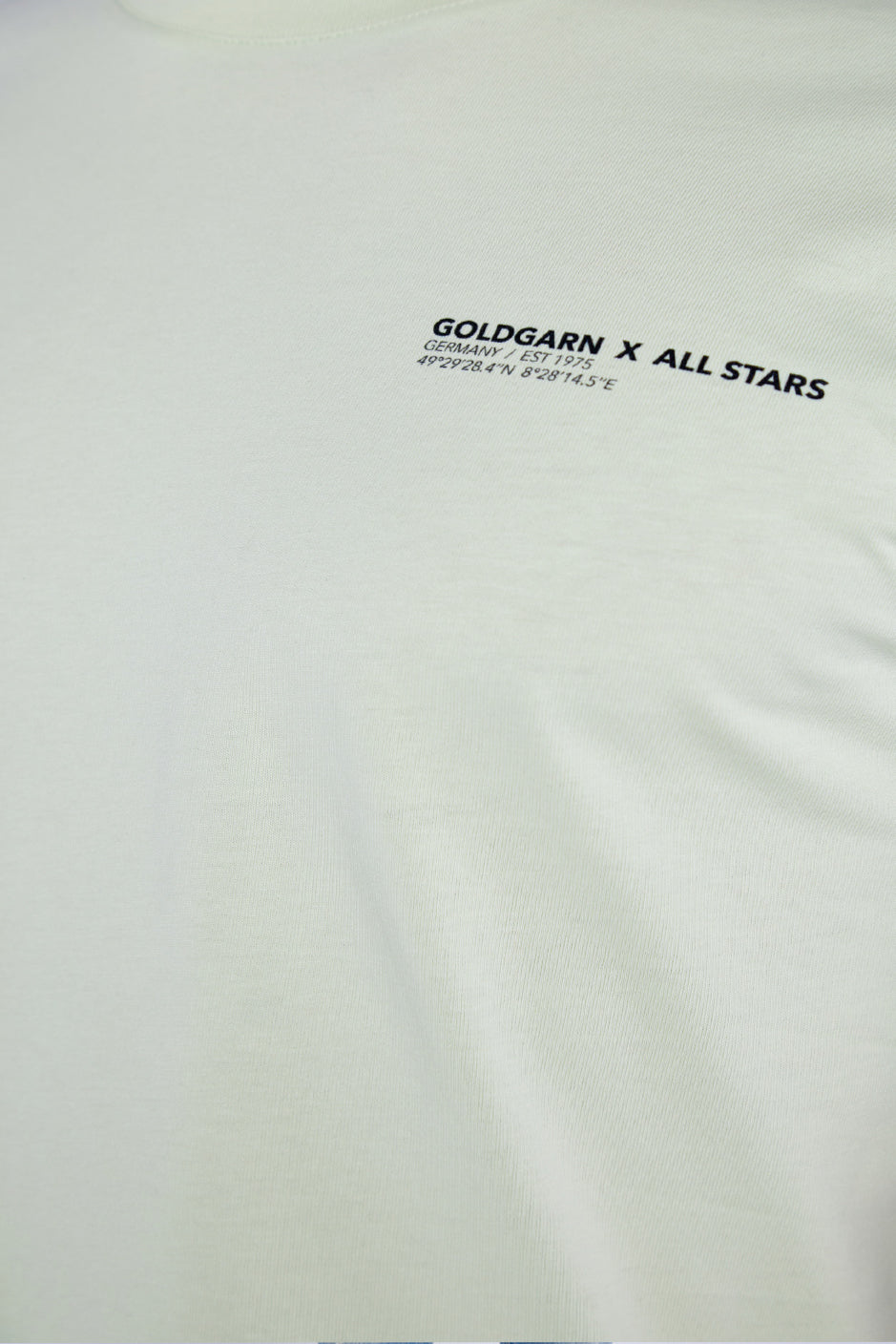 68 | THE AL PACINO TEE | WHITE GOLDGARN DENIM