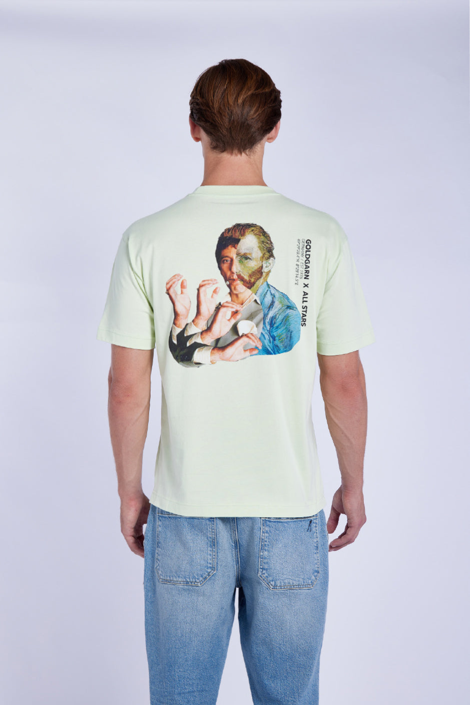 68 | THE AL PACINO TEE | WHITE GOLDGARN DENIM