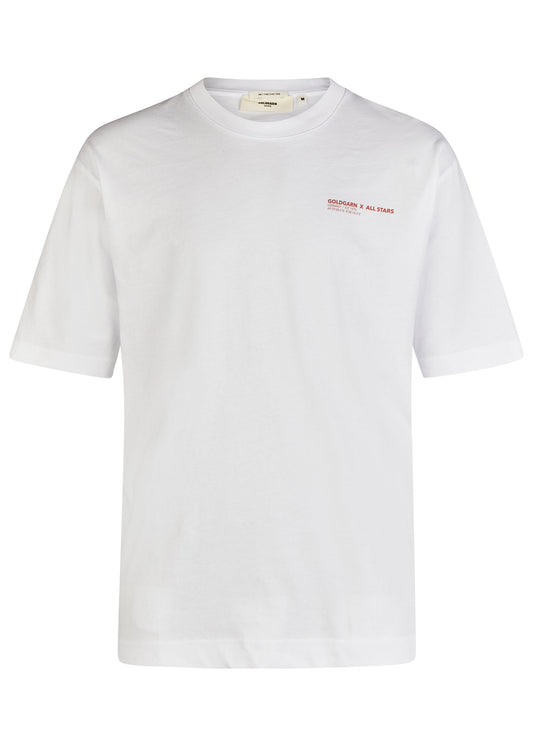 68 | THE CHE TEE | WHITE GOLDGARN DENIM