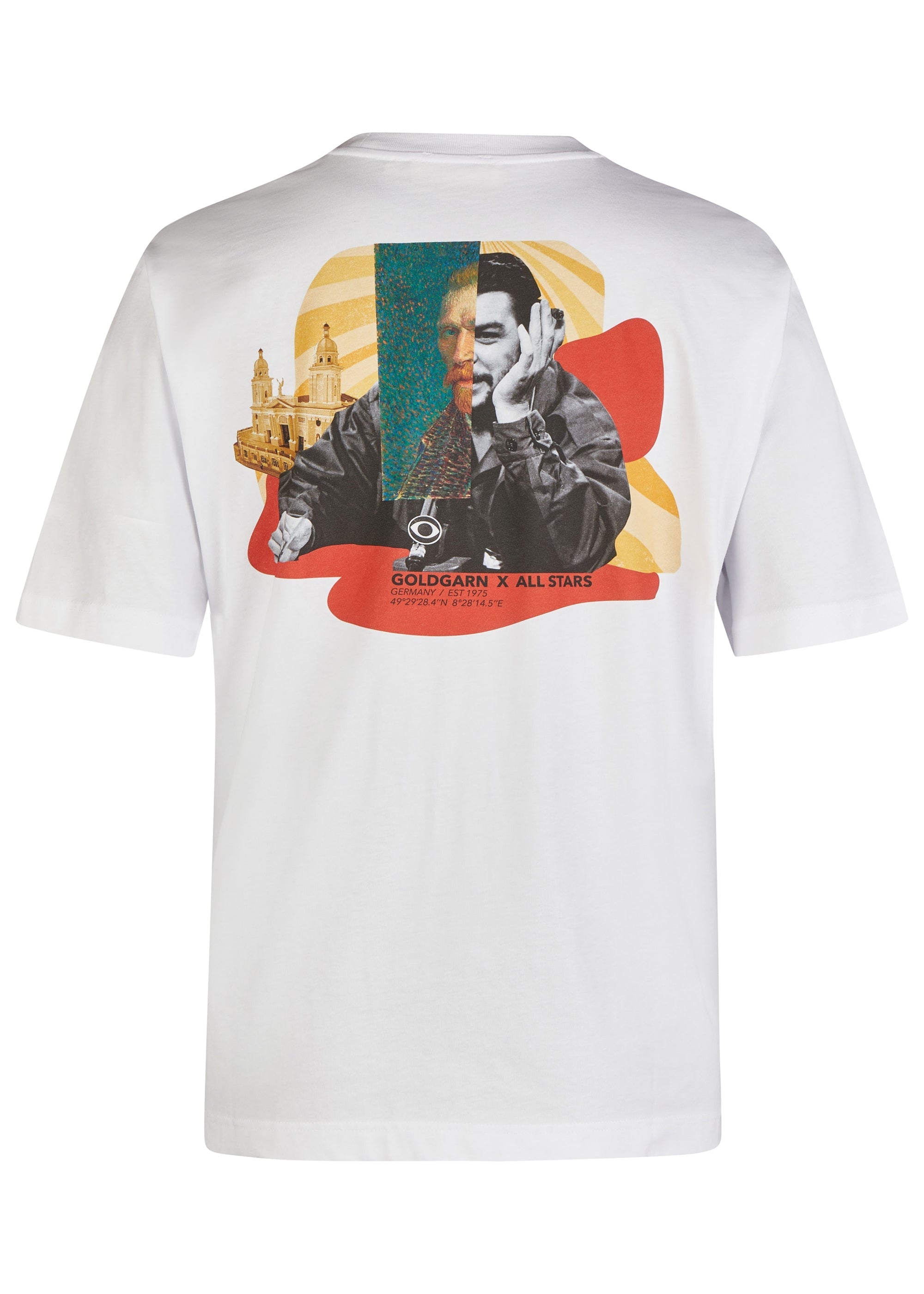 68 | THE CHE TEE | WHITE GOLDGARN DENIM