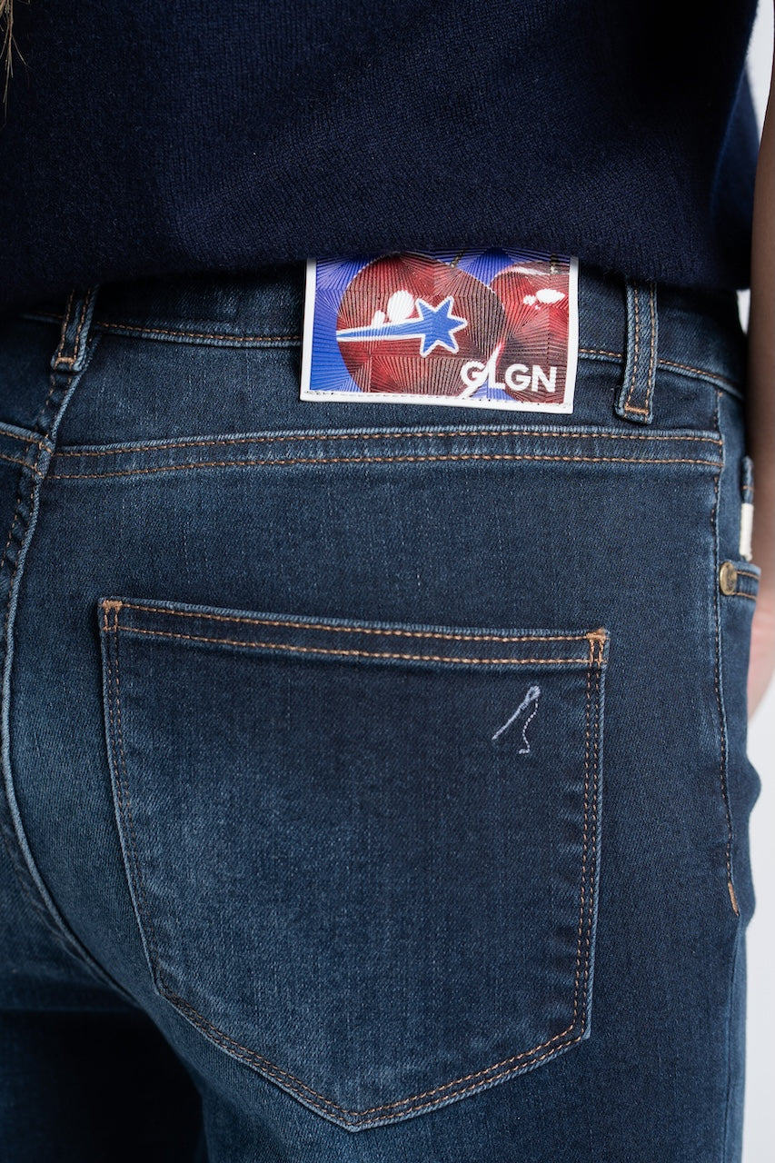 LINDENHOF | NEW FLARE FIT | DARKBLUE GOLDGARN DENIM