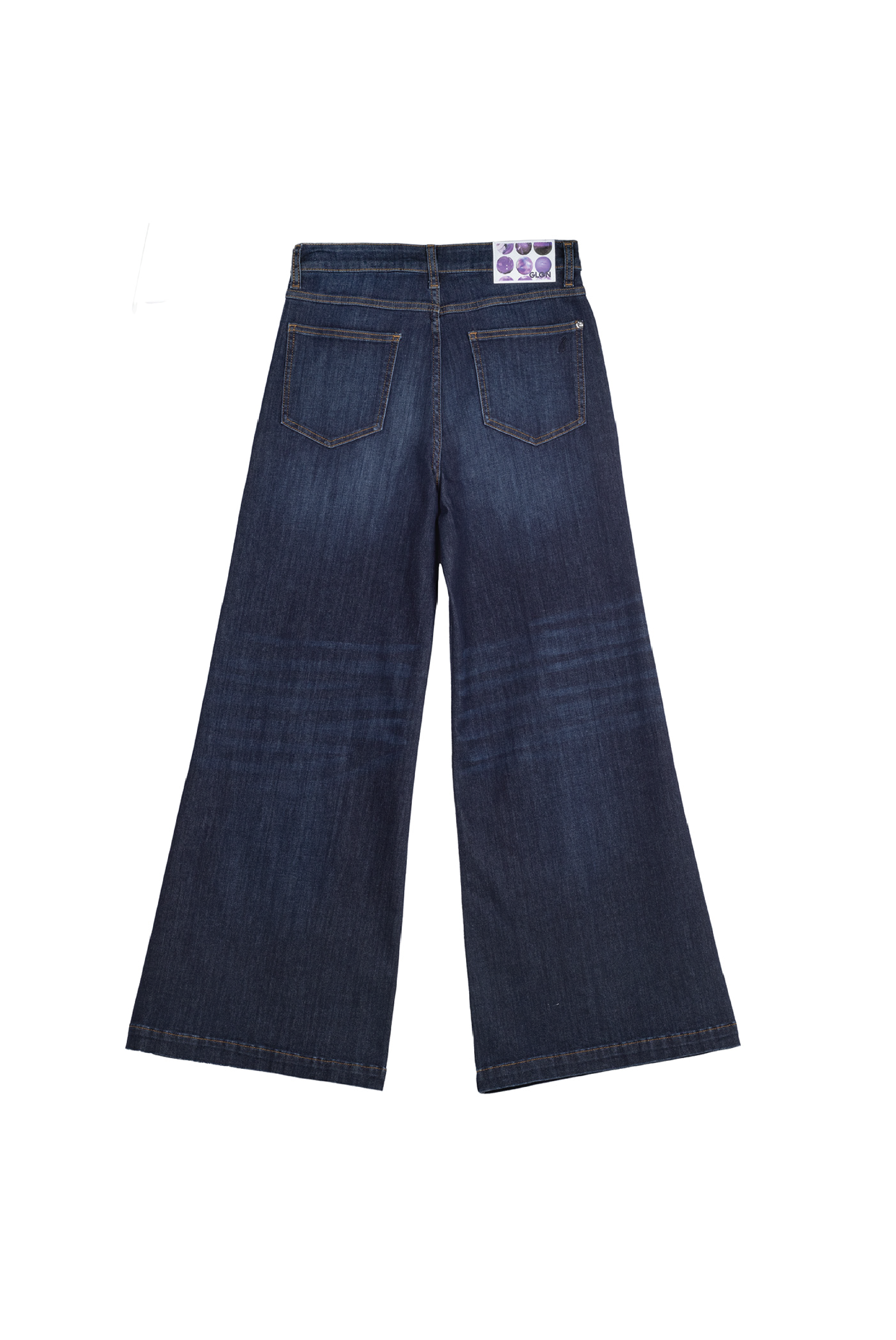 LUISENPARK | PALAZZO | MIDBLUE GOLDGARN DENIM