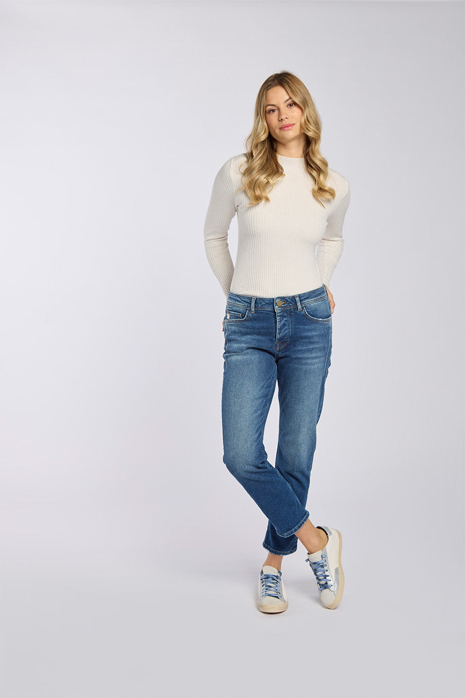 C4 | RELAXED FIT | MIDBLUE