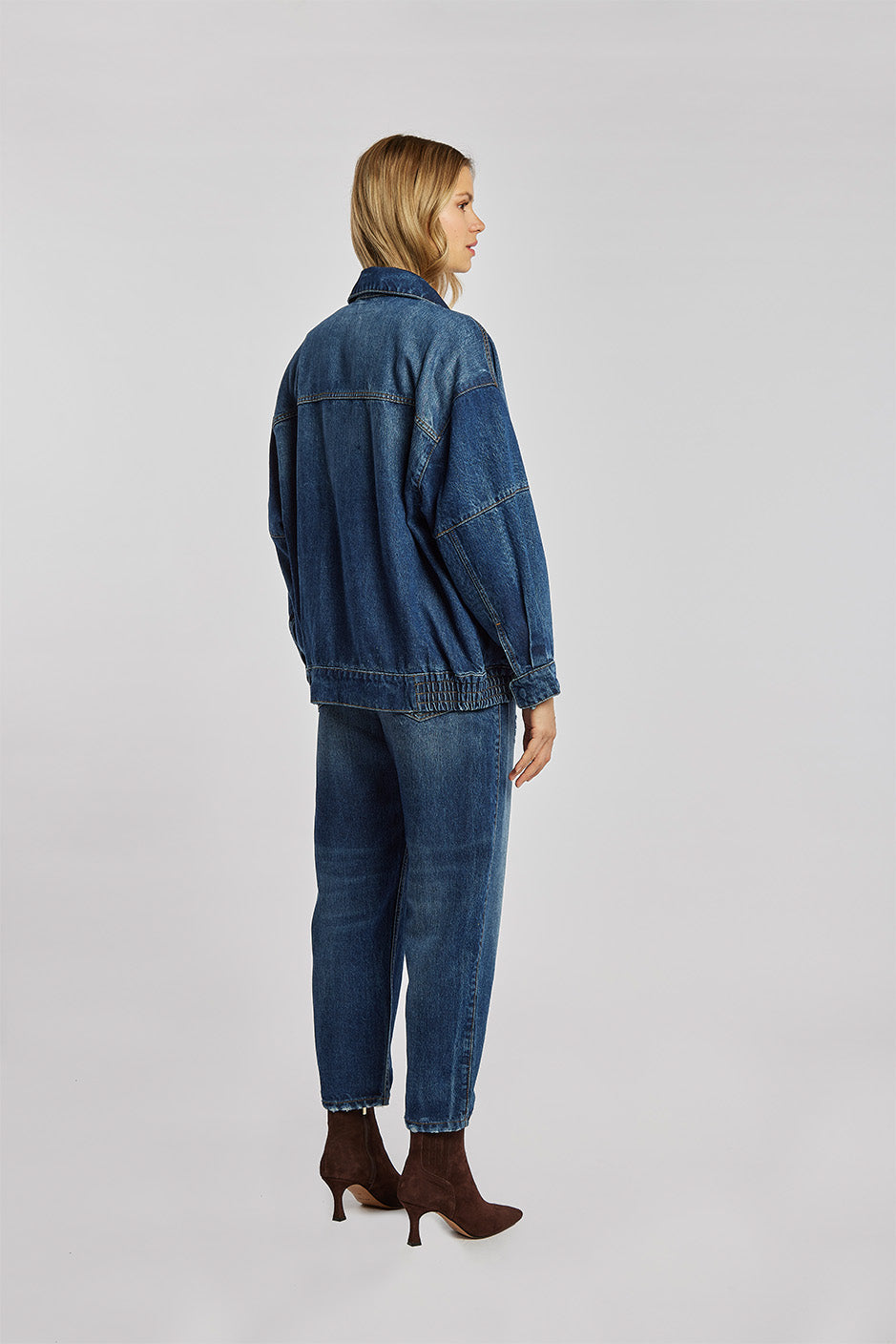 68 | THE BOMBER JACKET | DARKBLUE GOLDGARN DENIM