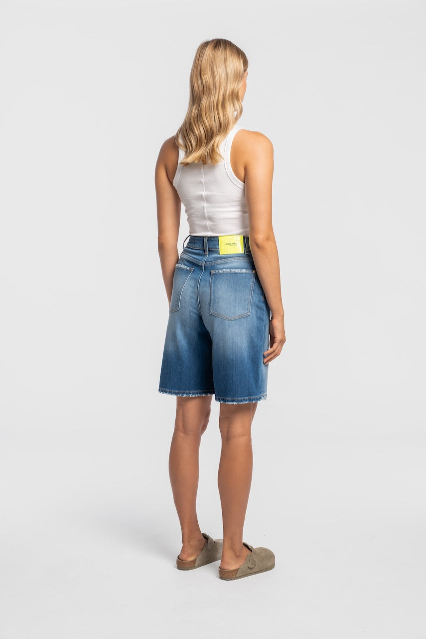 LINDENHOF | SHORT | MIDBLUE GOLDGARN DENIM