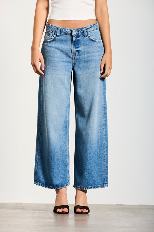 P8 | CULOTTE | VINTAGEBLUE GOLDGARN DENIM