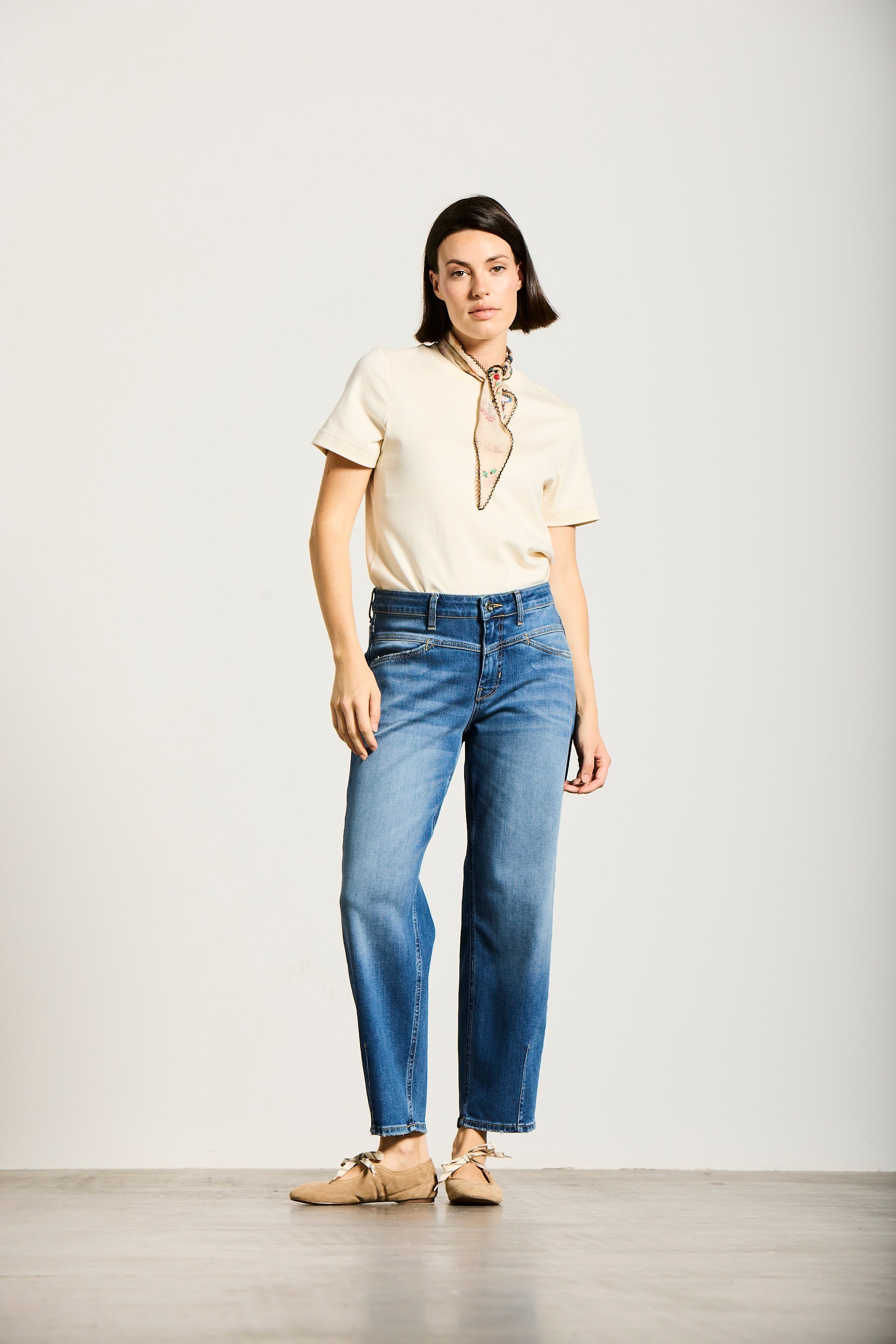 KÄFERTAL | RELAXED FIT | MIDBLUE GOLDGARN DENIM