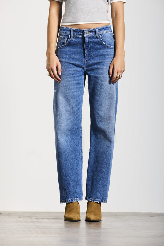 MANNHEIM | RELAXED FIT | MIDBLUE GOLDGARN DENIM