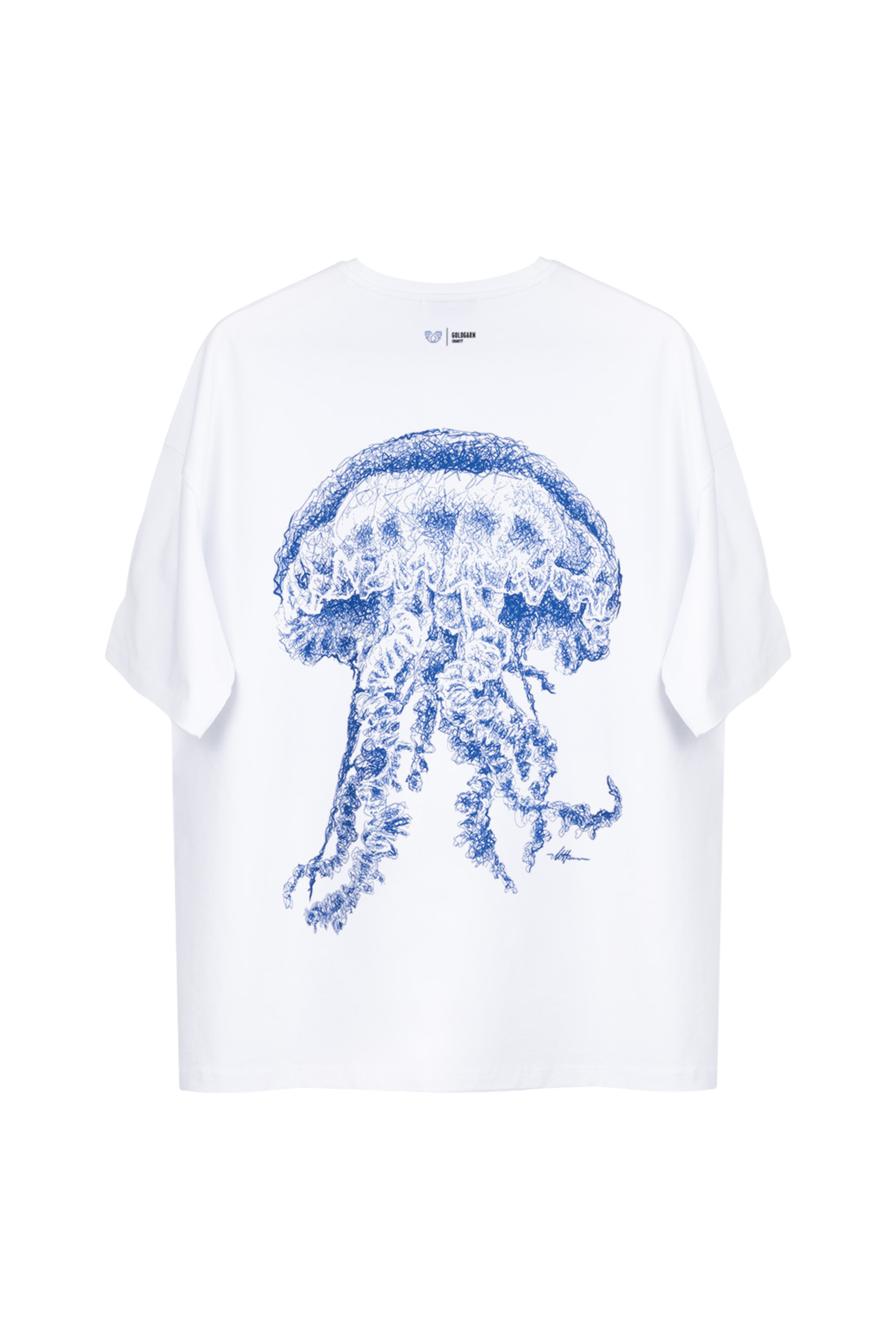 68 | THE CHARITY TEE `JELLYFISH` | WHITE