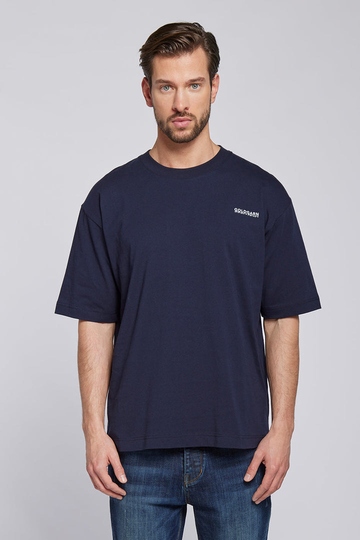 68 | THE BASIC TEE | DARKBLUE GOLDGARN DENIM