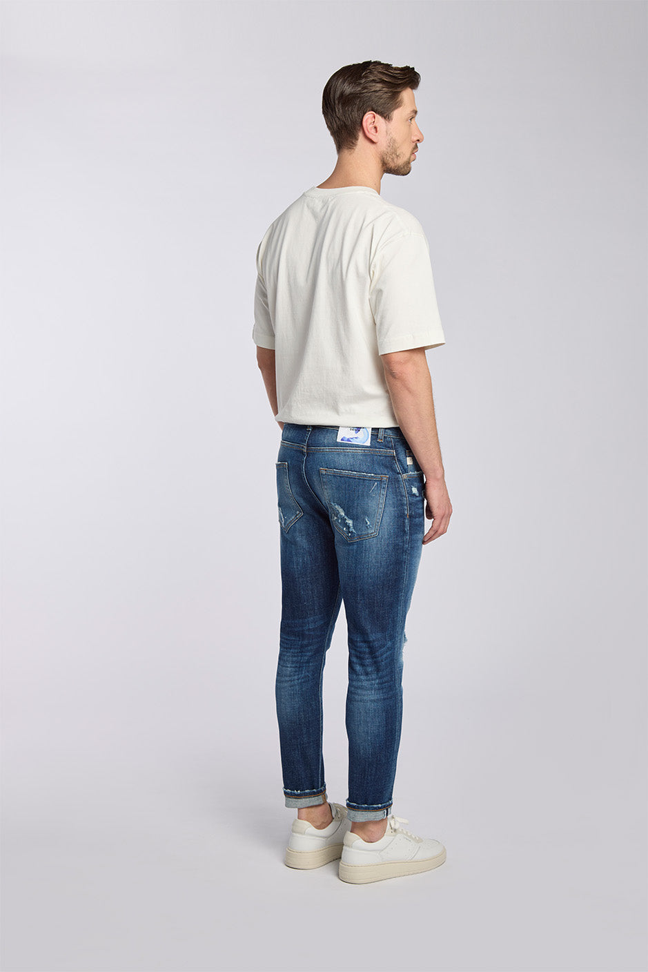NECKARAU | TWISTED CROPPED | DARKBLUE