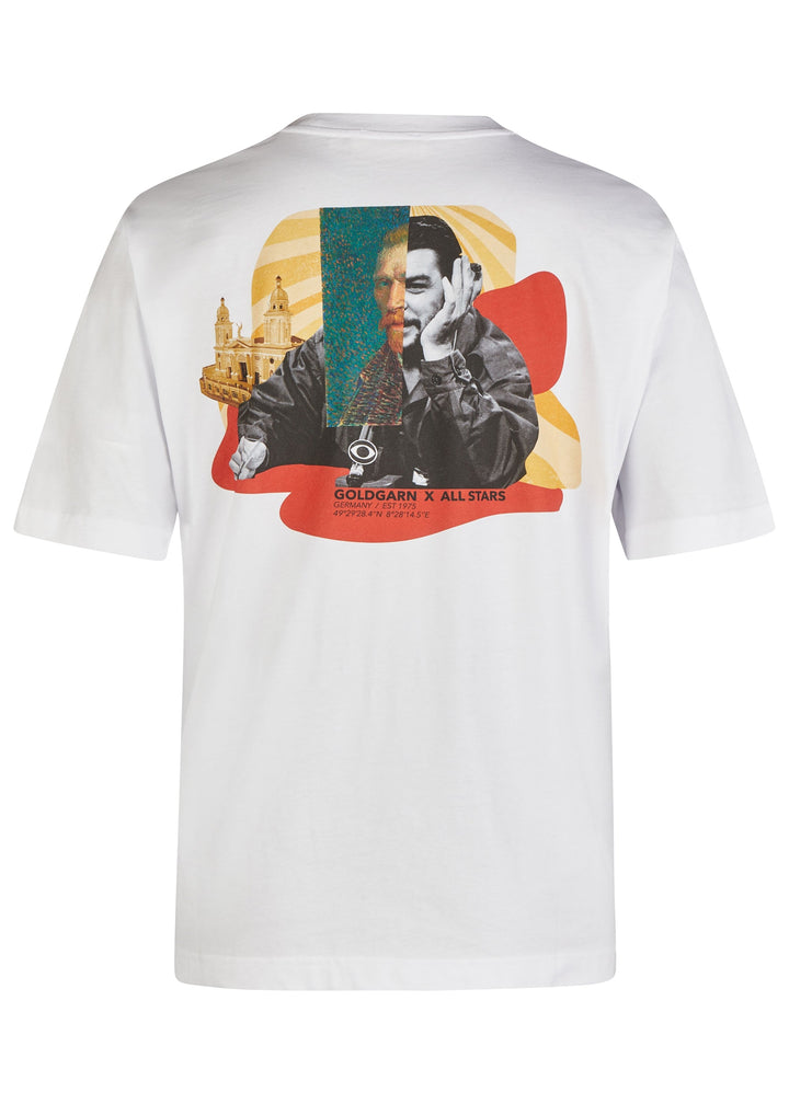 68 | THE CHE TEE | WHITE GOLDGARN DENIM