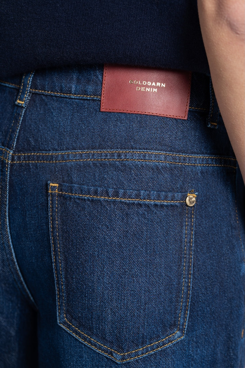 LUISA | TWISTED WIDE LEG | DARKBLUE