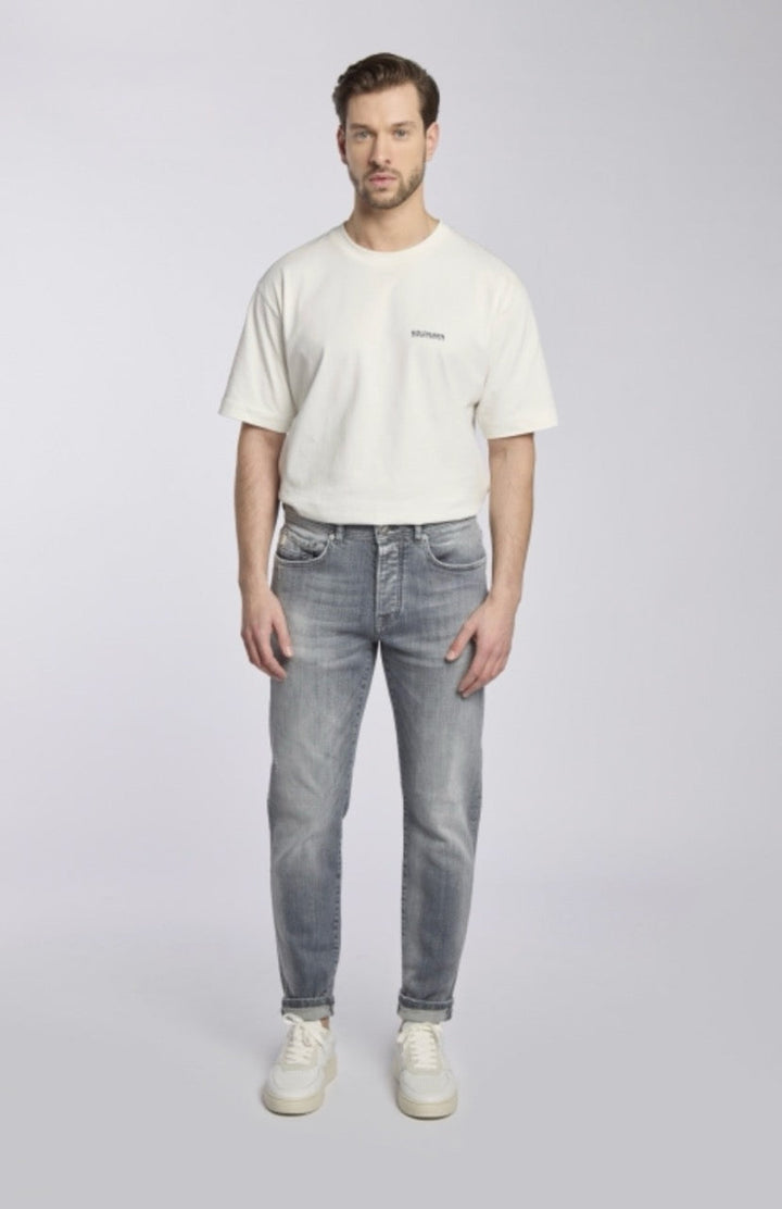 U2 | TAPERED FIT | LIGHTGREY GOLDGARN DENIM